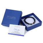Obsidian stone bracelets