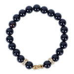Obsidian stone bracelets