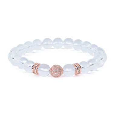 Clear quartz stone bracelets